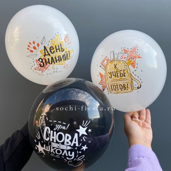 Воздушный шар к 1 сентября в Пскове