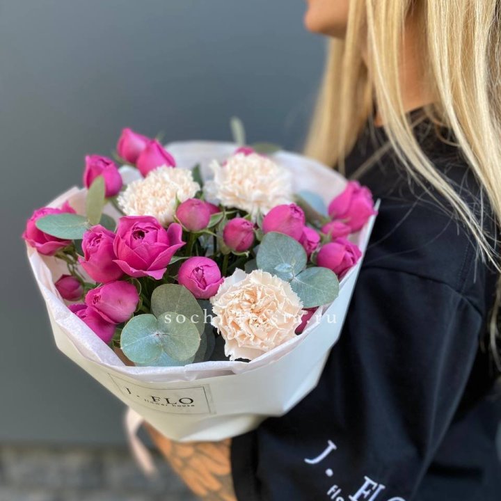 Букет с мисти бабблс №2 в Пскове