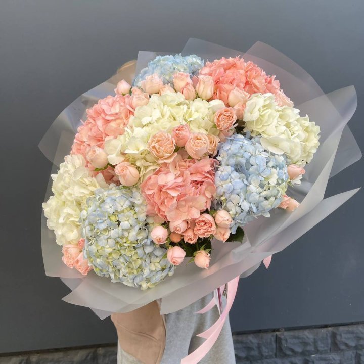 Дуо гортензии и бомбастик в Пскове