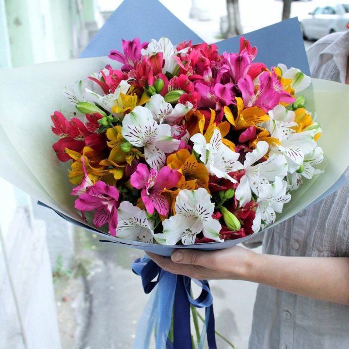 Микс альстромерий в Пскове