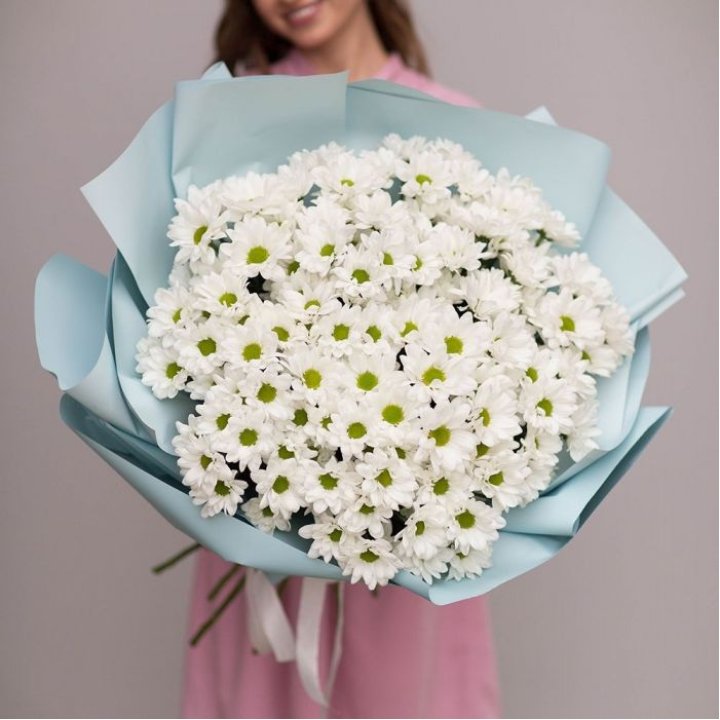  Букет хризантем "Бон-бон" в Пскове