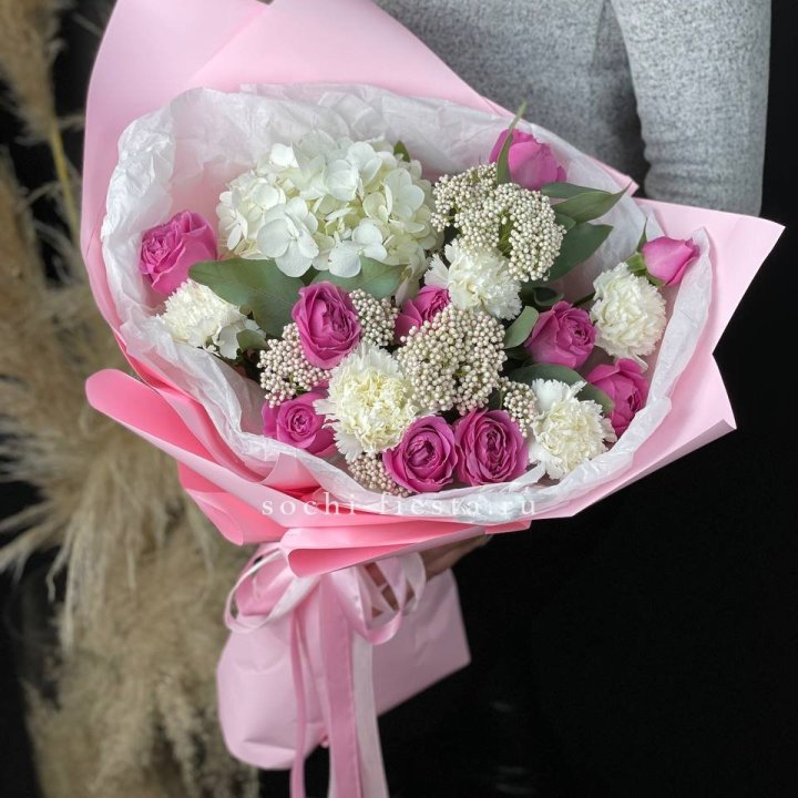 Букет с мисти бабблс №1 в Пскове