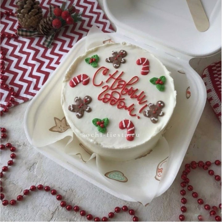 Бенто-торт "С Новым Годом!" в Пскове