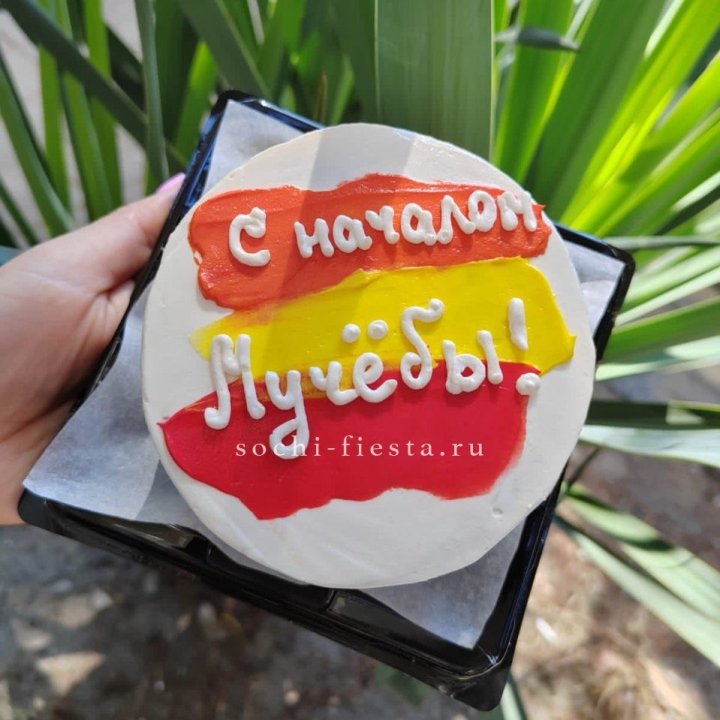 Бенто-торт "С началом учёбы"" в Пскове