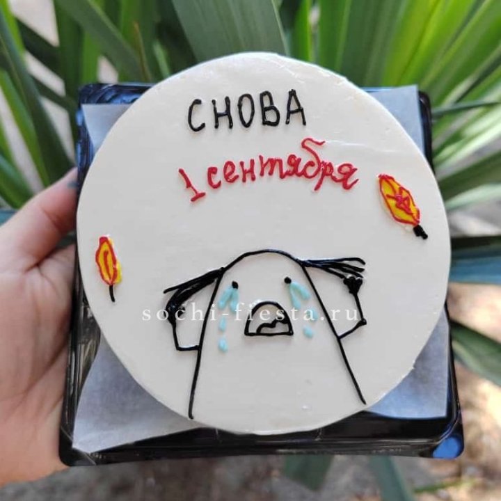 Бенто-торт "Не опять, а снова..." в Пскове