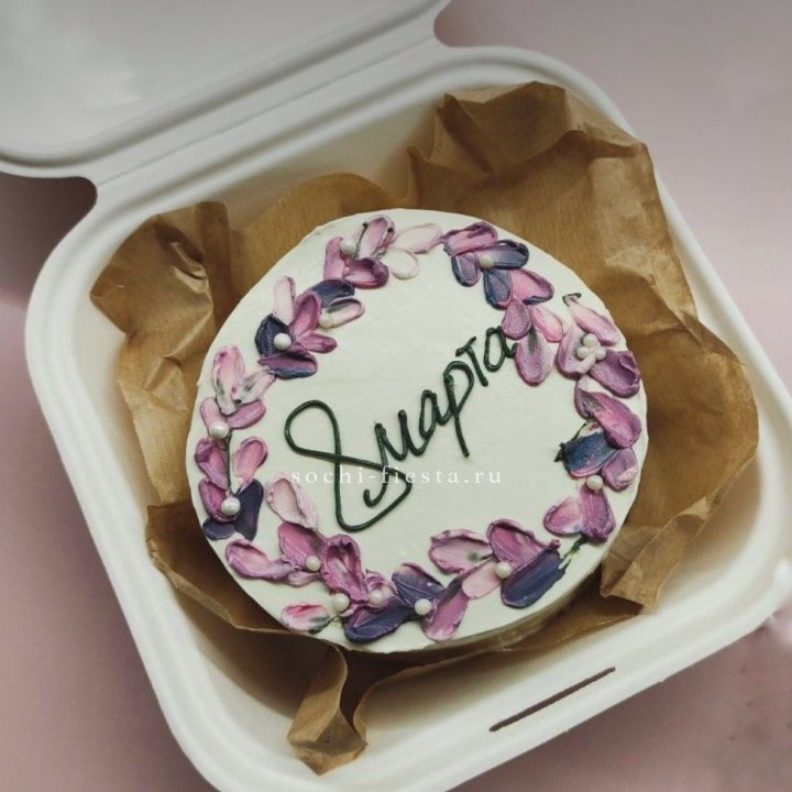 Бенто-торт "8 марта цветы"  в Пскове