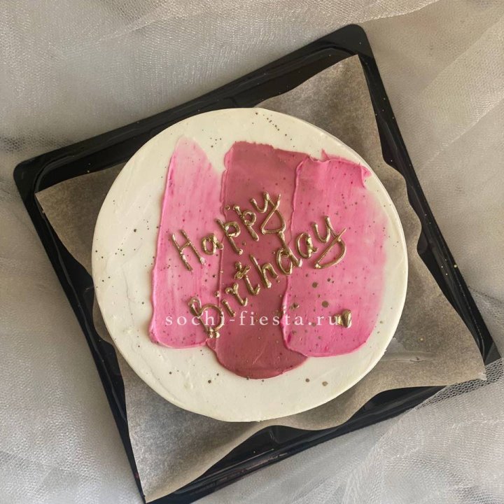 Бенто-торт "С днём рождения" пастель в Пскове