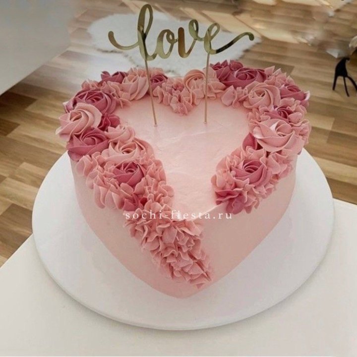 Торт "Сердце" 10 в Пскове