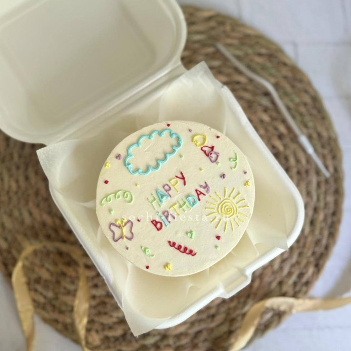 Бенто-торт "С днем рождения!"  в Пскове