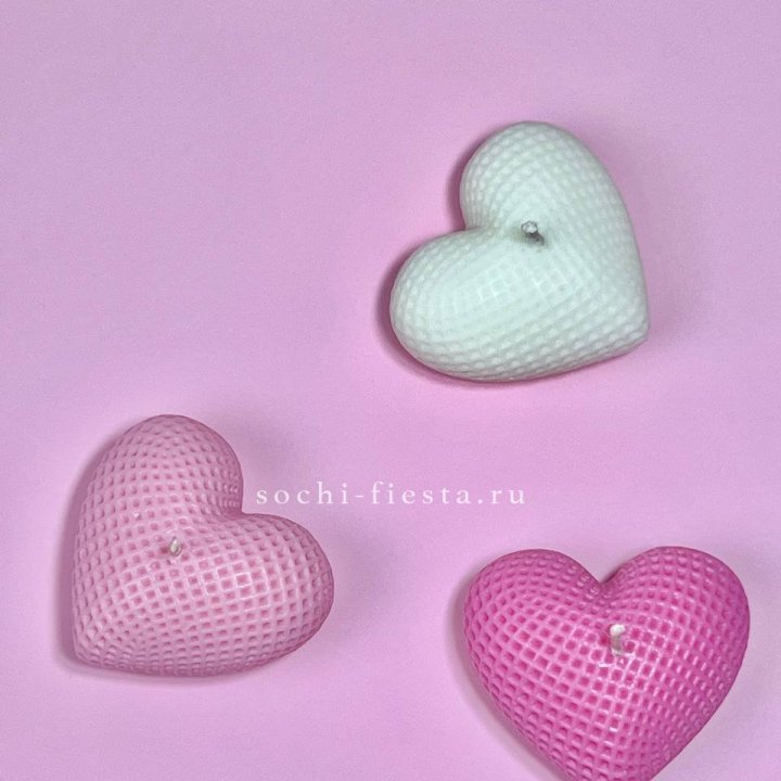 Набор свеч сердец в Пскове