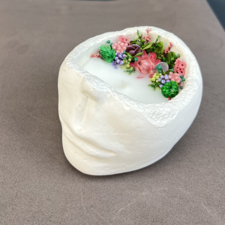 Свеча ароматическая в гипсе  в Пскове