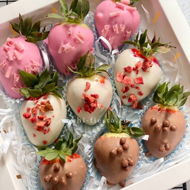 Клубника в шоколаде 9 ягод в Пскове