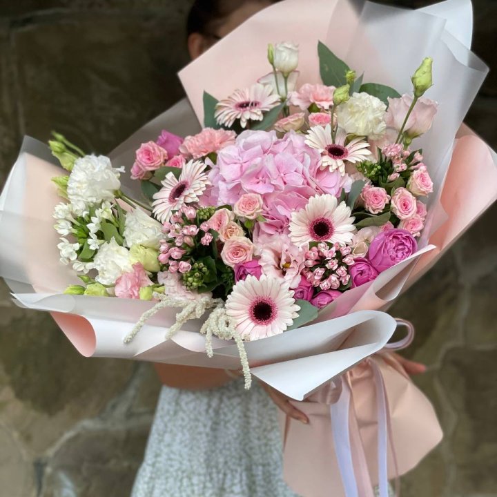 Авторский букет Пич в Пскове