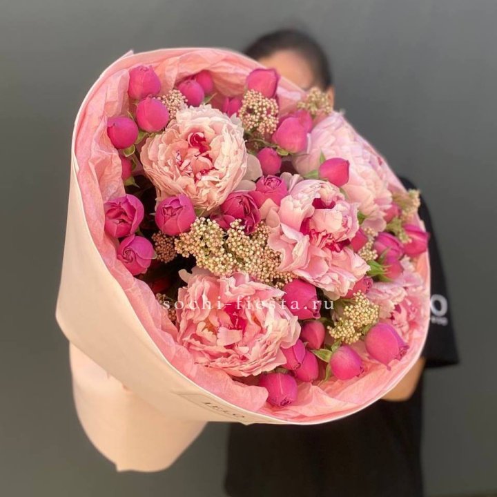  Букет с пионами "Преференс" в Пскове