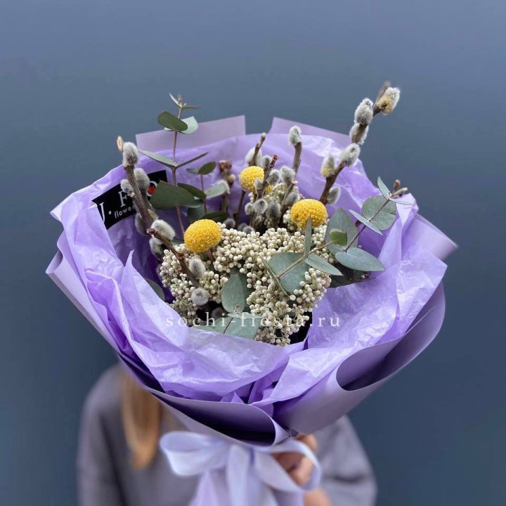 Букет с Вербой №1 в Пскове