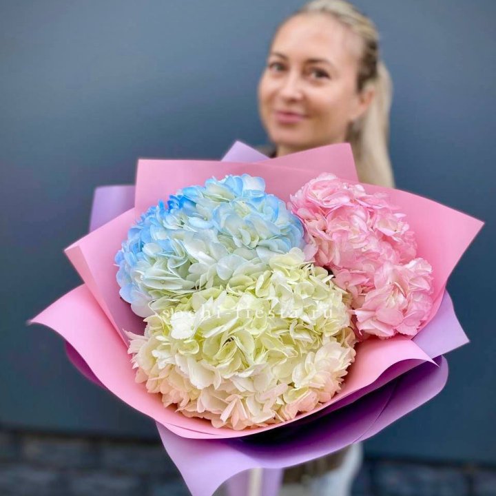 Букет гортензий "Тоника" в Пскове