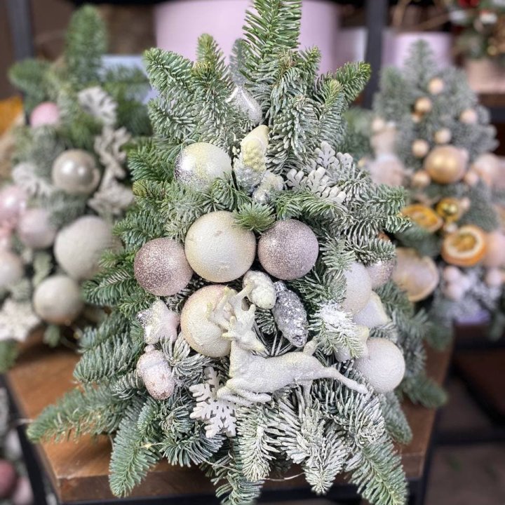 Ёлочка "Хепи крисмас" в Пскове