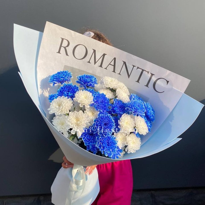 Букет кустовых хризантем  в Пскове