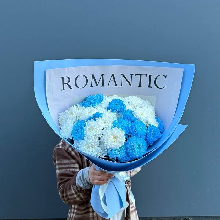 Дуо хризантем в Пскове