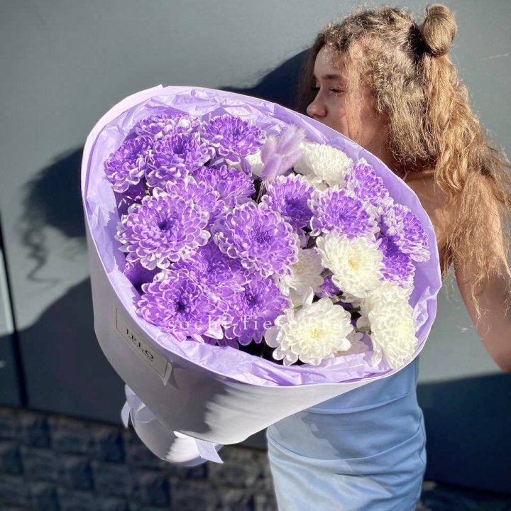  Букет хризантем "Сирена" в Пскове