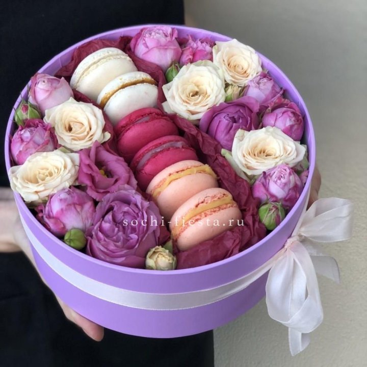 Цветочный бокс "Лаванди" в Пскове