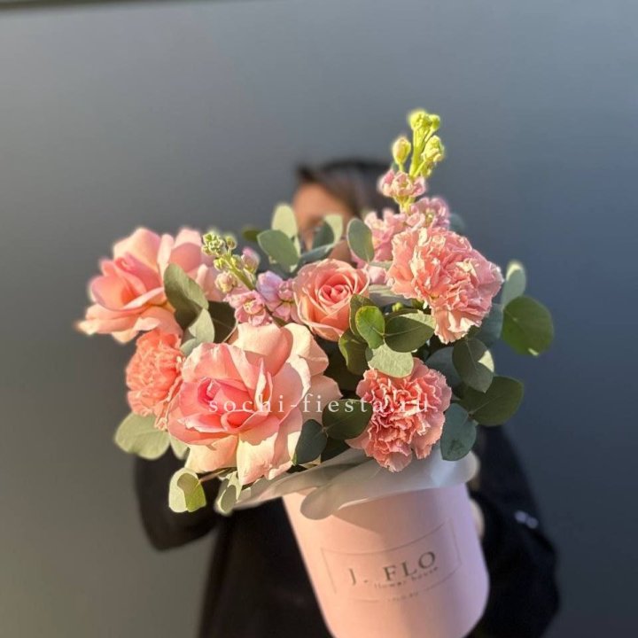 Цветы в боксе "Сизара" в Пскове