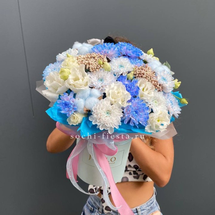 Коробка цветов  " Облако" в Пскове