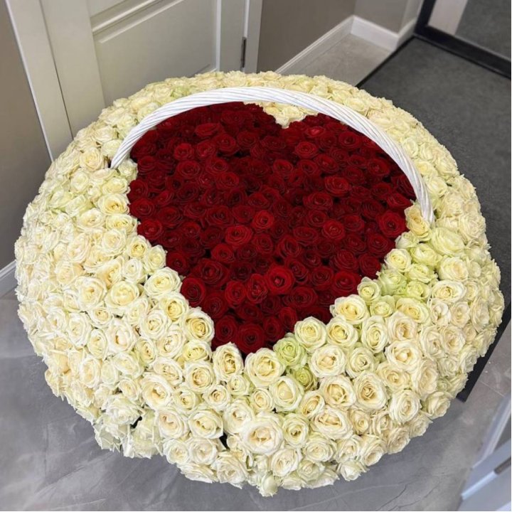 501 роза сердце в Пскове