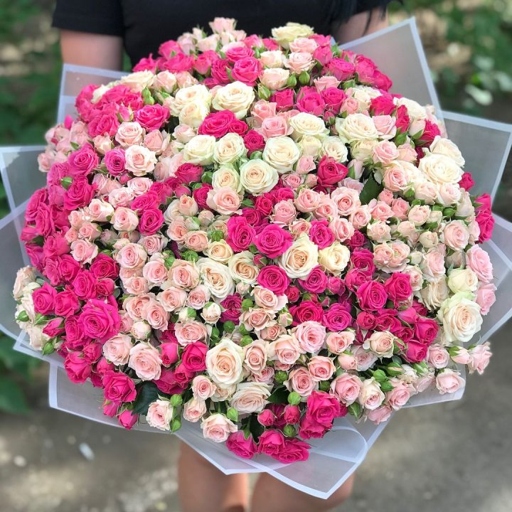 101 кустовая роза в Пскове