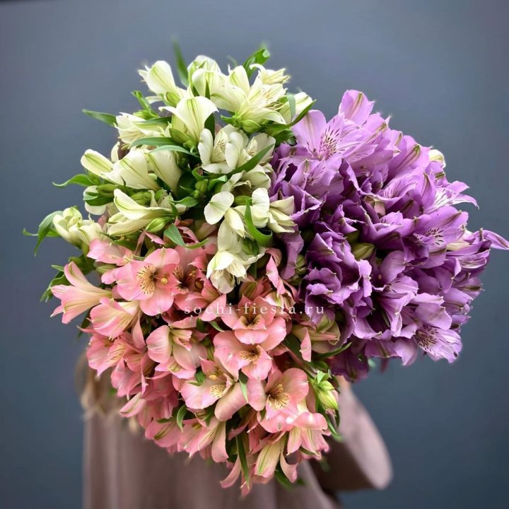 Охапка Альстромерии в Пскове