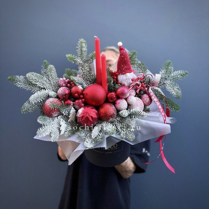 Композиция "Мери крисмас ред" в Пскове