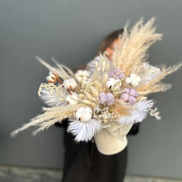 Авторский бокс с сухоцветами №3 в Пскове