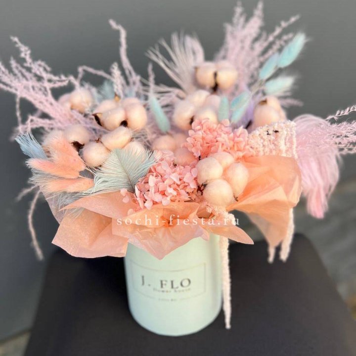 Авторский бокс с сухоцветами №3 в Пскове