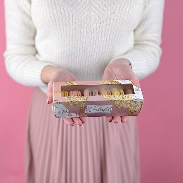 Коробка макаронс 5 шт. в Пскове