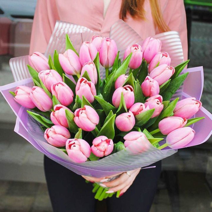25 тюльпанов "Айс крем" в Пскове